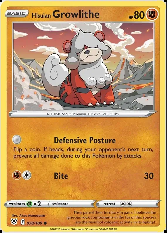 Hisuian Growlithe