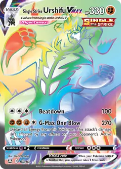 Single Strike Urshifu VMAX Secret