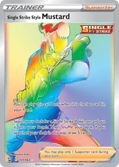 Single Strike Style Mustard Secret