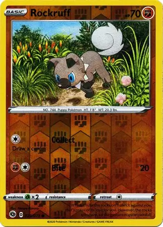 Rockruff Reverse Holo