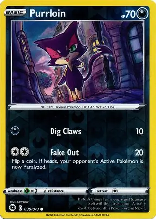 Purrloin Reverse Holo