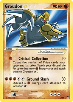 Groudon Gold Star