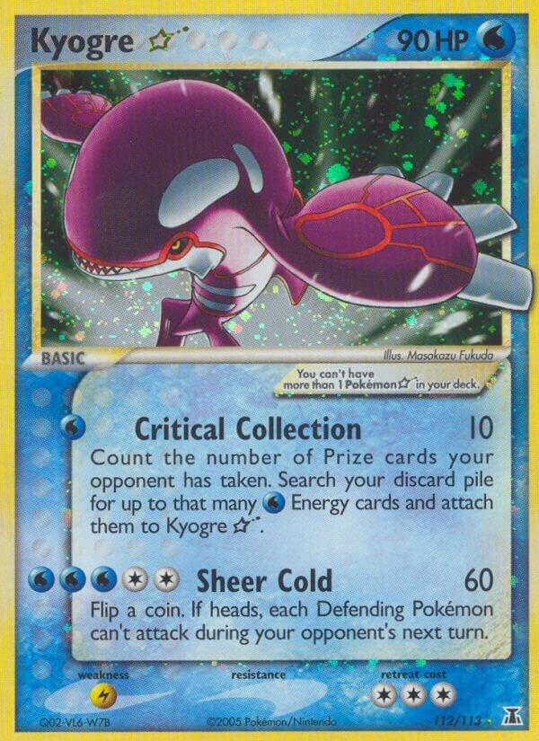 Kyogre Star Holofoil