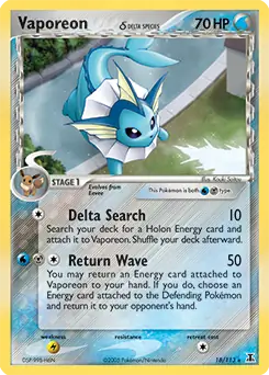 Vaporeon Holo