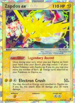 Zapdos ex Secret