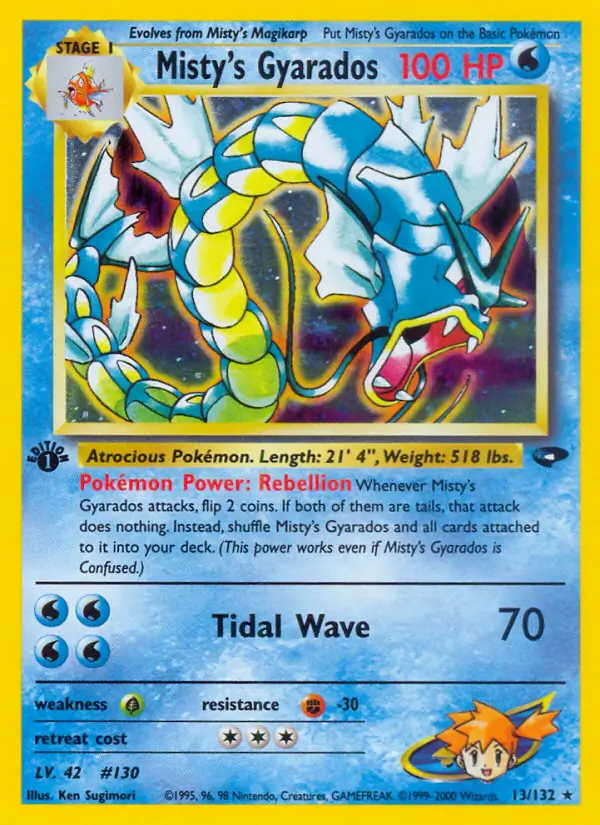 Misty's Gyarados Holo
