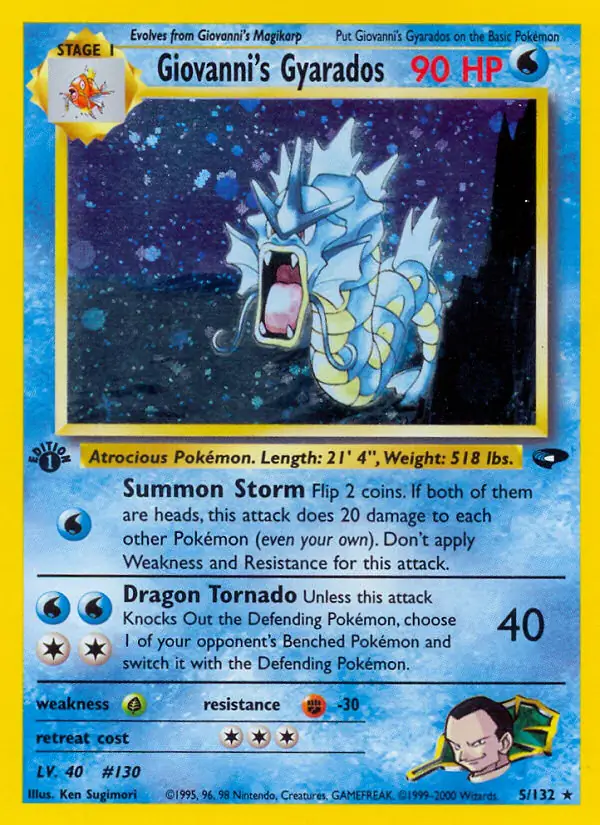 Giovanni's Gyarados Holo