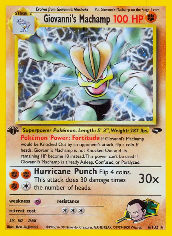 Giovanni's Machamp Holo