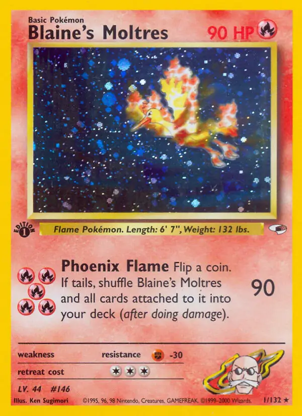 Blaine's Moltres Holo