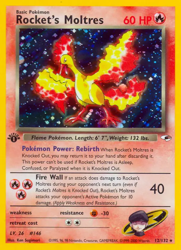 Rocket's Moltres Holo