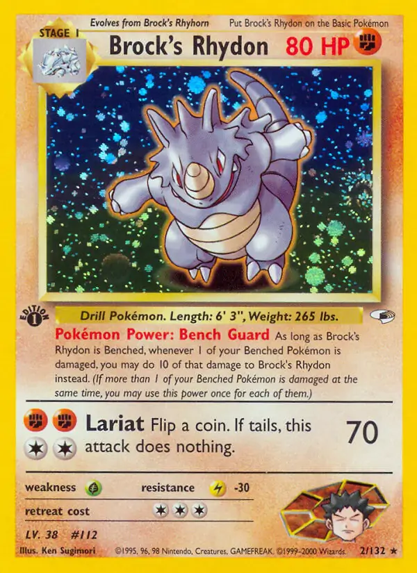 Brock's Rhydon Holo