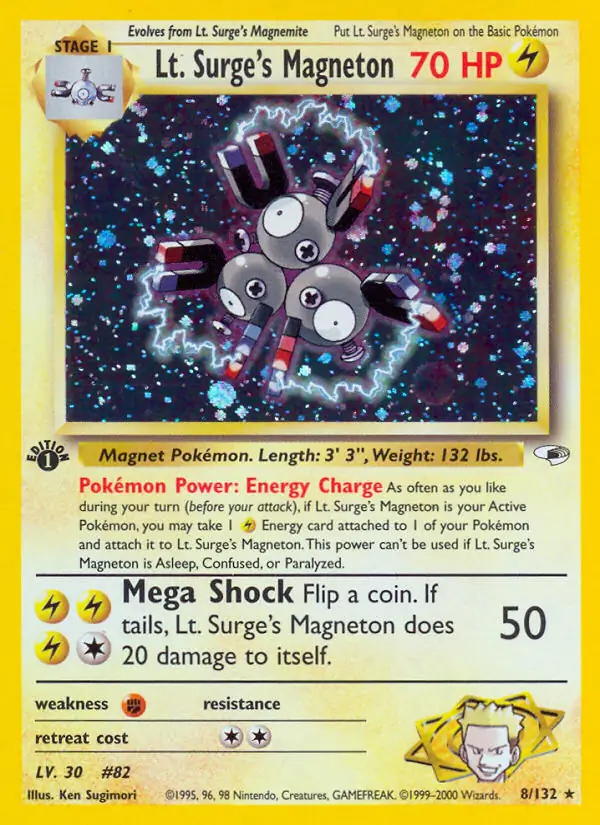 Lt. Surge's Magneton Holo