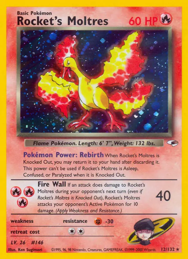 Rocket's Moltres Holo
