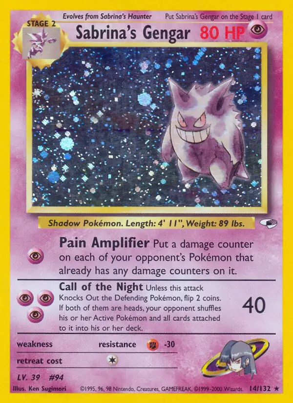 Sabrina's Gengar Holo