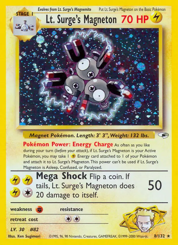 Lt. Surge's Magneton Holo