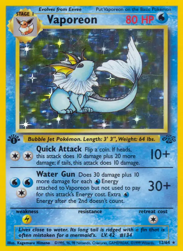 Vaporeon Holo