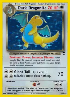 Dark Dragonite Holo