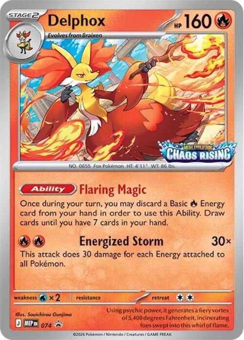 Delphox Holofoil