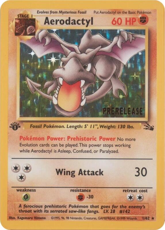 Aerodactyl Prerelease