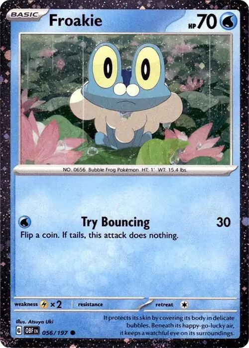 Froakie Cosmos Holo