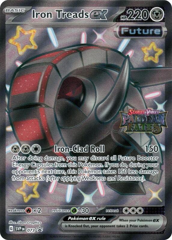 Iron Treads ex Paldean Fates Stamped