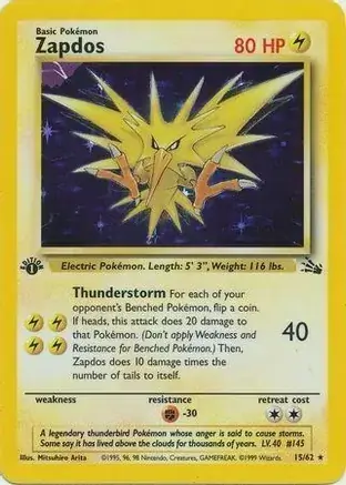 Zapdos Cosmos Holo