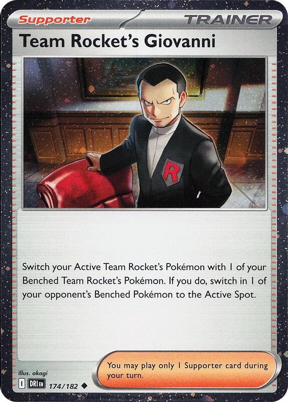 Team Rocket's Giovanni Cosmos Holo