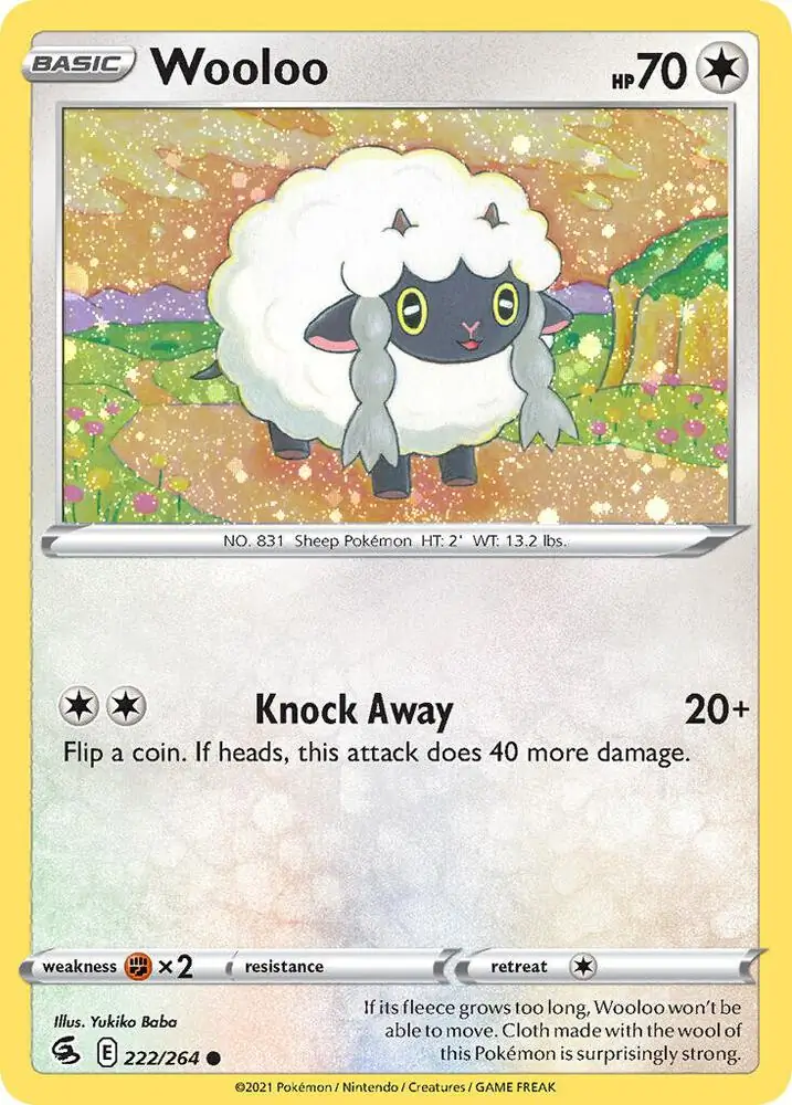 Wooloo Cosmos Holo