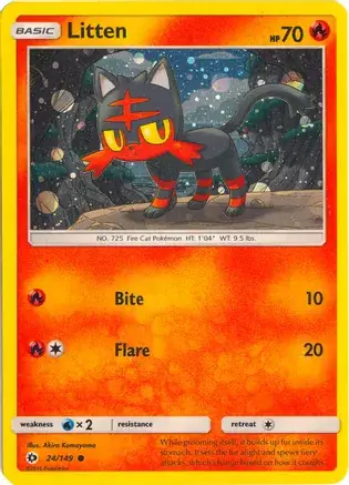 Litten Cosmos Holo