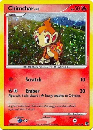 Chimchar Comos Holo