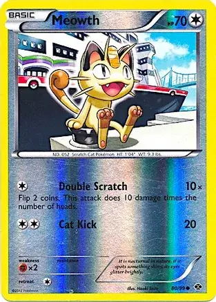 Meowth Reverse Holo Promo