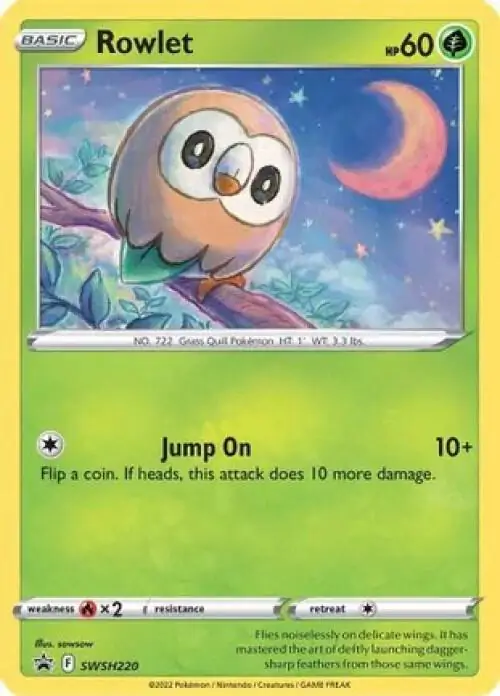Rowlet Cosmos Holo