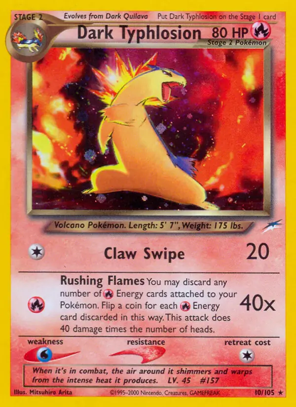 Dark Typhlosion Holo