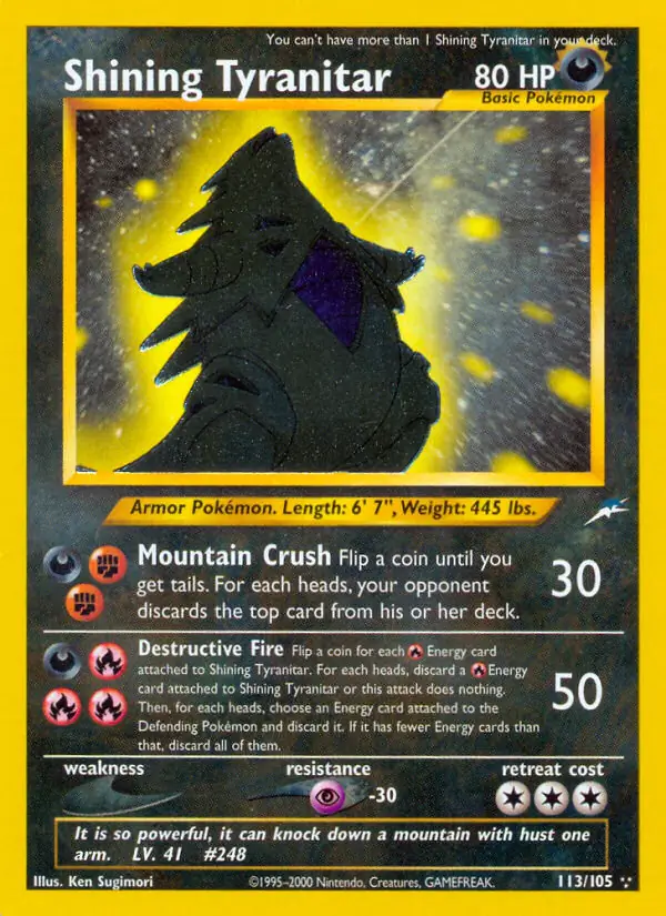 Shining Tyranitar Secret