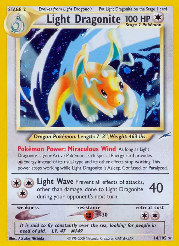 Light Dragonite Holo