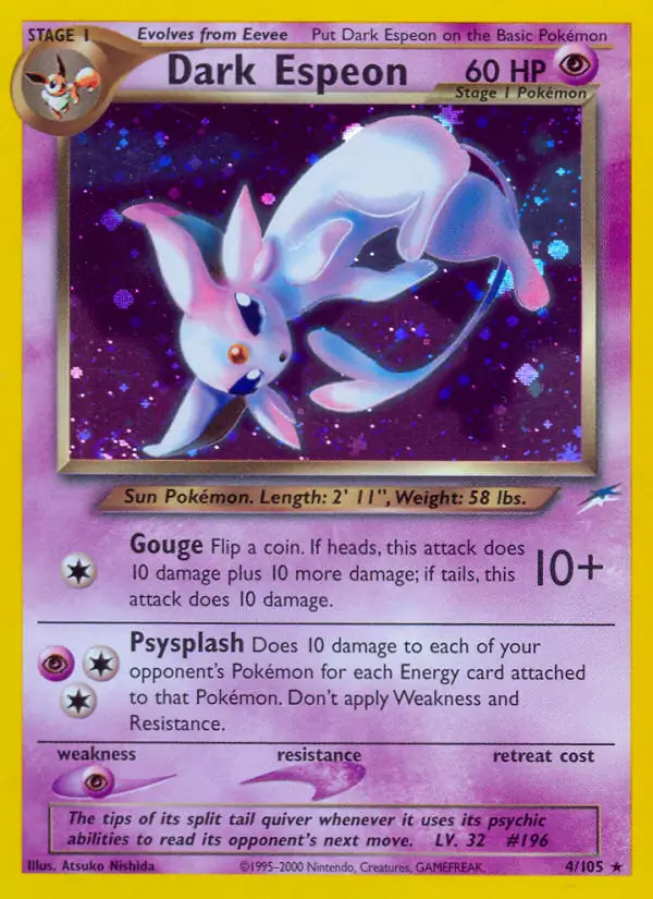Dark Espeon Holo