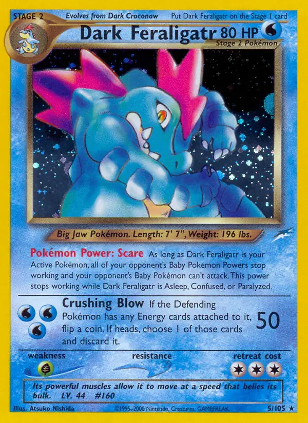 Dark Feraligatr Holo