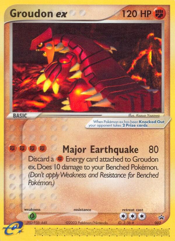 Groudon ex Nintendo Power Magazine Holofoil