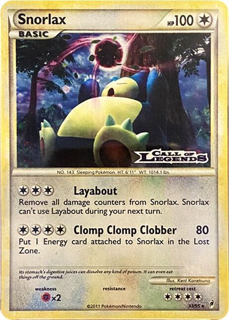 Snorlax Prerelease Holofoil