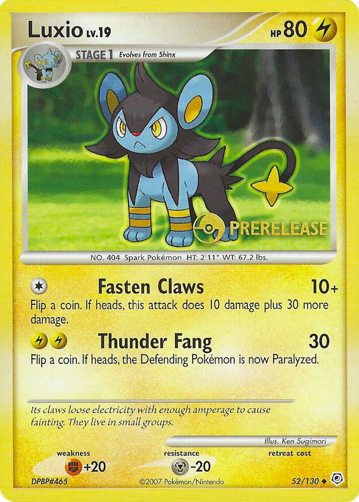 Luxio Prerelease