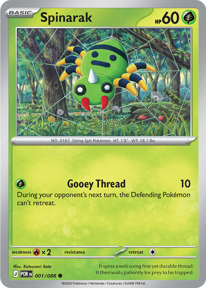Spinarak Reverse Holofoil