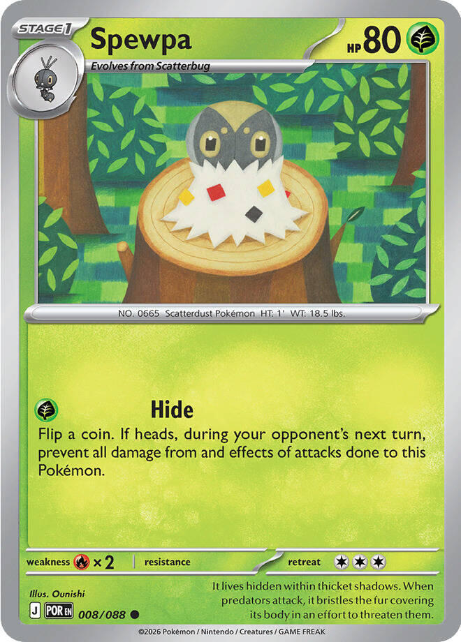 Spewpa Reverse Holofoil