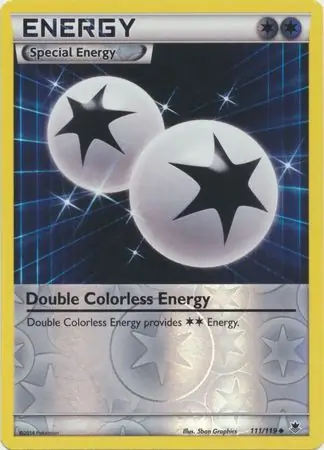 Double Colorless Energy Reverse Holo