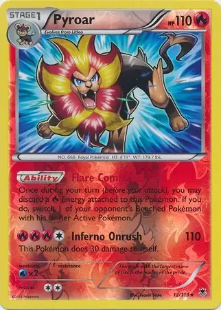 Pyroar Reverse Holo