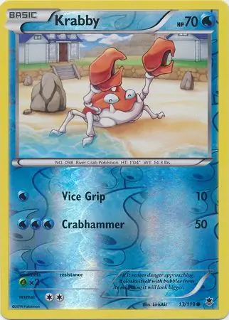 Krabby Reverse Holo