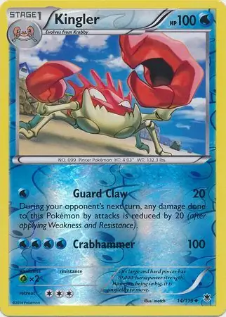 Kingler Reverse Holo