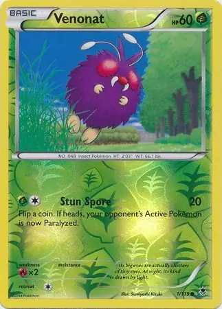 Venonat Reverse Holo
