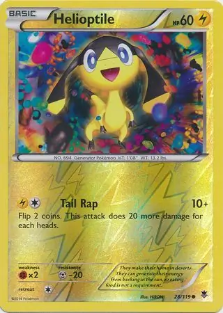 Helioptile Reverse Holo