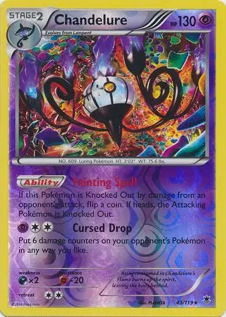 Chandelure Reverse Holo