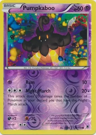 Pumpkaboo Reverse Holo